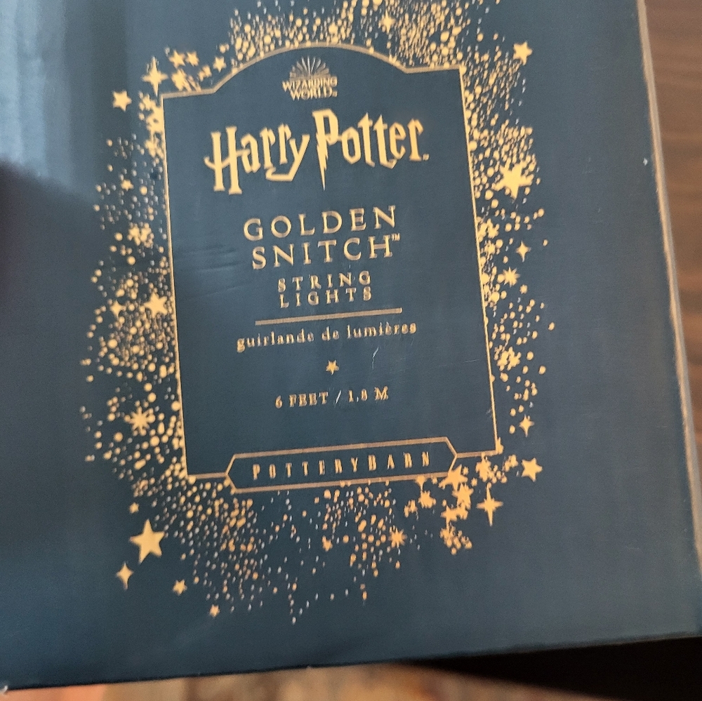Harry Potter Golden Snitch String Lights Brand New, Never Used- Working